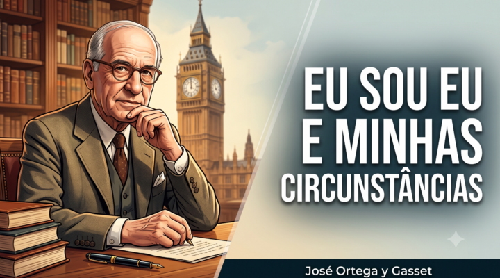 “Eu sou eu e minhas circunstâncias, se não às salvo, não salvo a mim mesmo” | Ortega y Gasset